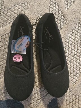 Seychelles Black Women's Slip-On Ballet Flats